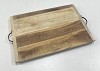 Houten plank met handvat 50 x 34 cm